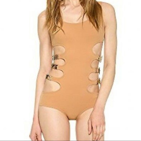 Michael Kors Cut Out One Piece Swimsuit - Picture 7 of 7